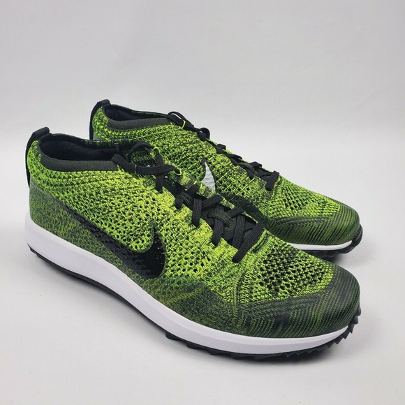 nike men's flyknit racer g golf shoes